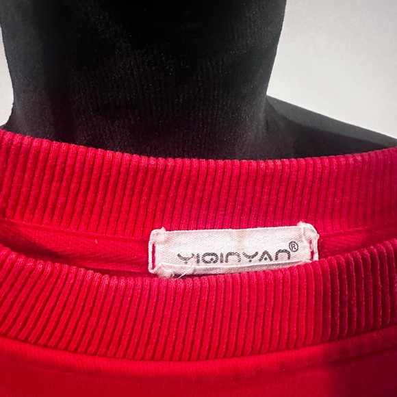 Red crewneck that says me at the front and one at the back. - Picture 3 of 3